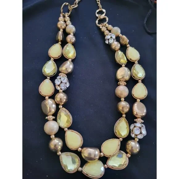 Vintage Peridot Necklace 18 Inch 1950s. Beautiful Old Hollywood - Picture 4 of 5